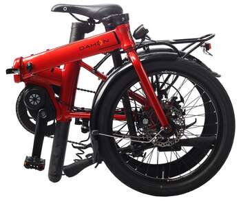 2023 DAHON UNIO E20 ELEKTRİKLİ KATLANIR BİSİKLET KIRMIZI