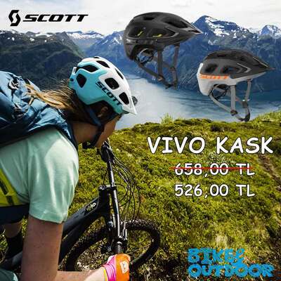 Scott VIVO Dağ Bisikleti Kasklarında İndirim