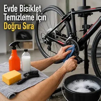 Evde Bisiklet Temizleme İçin Doğru Sıra
