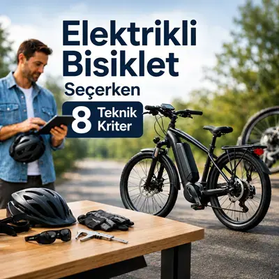 Elektrikli Bisiklet Seçerken 8 Teknik Kriter
