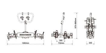 BUZZ RACK E-SCORPION XL ÇEKİ DEMİRİ BİSİKLET TAŞIYICI - 15
