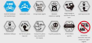 BUZZ RACK SCORPION LITE 3 ÇEKİ DEMİRİ BİSİKLET TAŞIYICI - 15