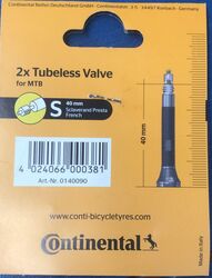 CONTINENTAL VALF TUBELESS SET - Thumbnail
