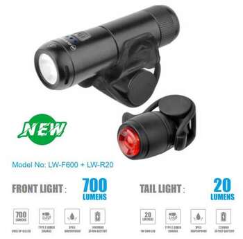 EASTPOWER LW-F600-R20 USB ÖN ARKA FAR SETİ