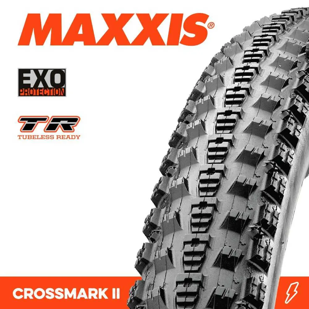 MAXXIS CROSSMARK II 27.5x2.10 EXO TUBELESS KATLANIR DIŞ LASTİK - Thumbnail