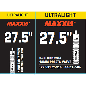 MAXXIS ULTRALIGHT TUBE 27.5X1.75/2.40 48mm PRESTA İÇ LASTİK - 1