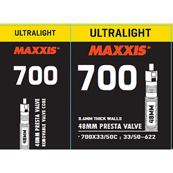 MAXXIS ULTRALIGHT TUBE 700x33/50 48mm PRESTA İÇ LASTİK - MAXXIS