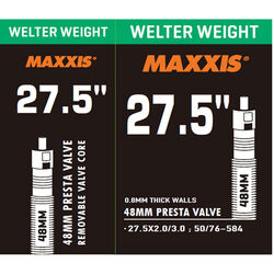 MAXXIS WELTER WEIGHT 27.5X2.0/3.0 PRESTA 48MM İÇ LASTİK - MAXXIS