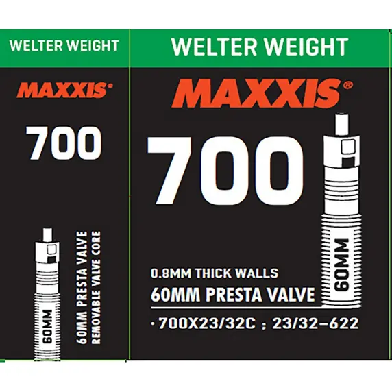 MAXXIS WELTER WEIGHT 700x23/32C PRESTA 60mm İÇ LASTİK