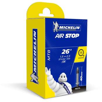 MICHELIN AIRSTOP 26x1.5-2.5 Presta 40mm C4 İÇ LASTİK - 1