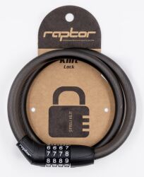 RAPTOR 12x80mm ŞİFRELİ ÇELİK HALAT KİLİT - 2