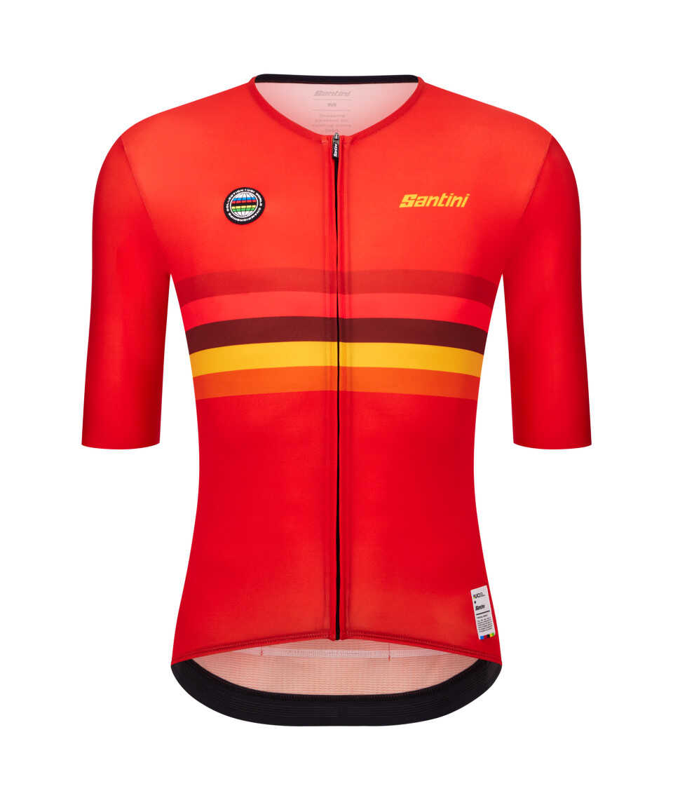 SANTINI UCI WORLD CHAMPION SPAIN KISA KOL FORMA