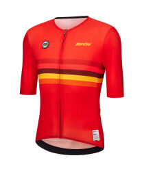 SANTINI UCI WORLD CHAMPION SPAIN KISA KOL FORMA - 2