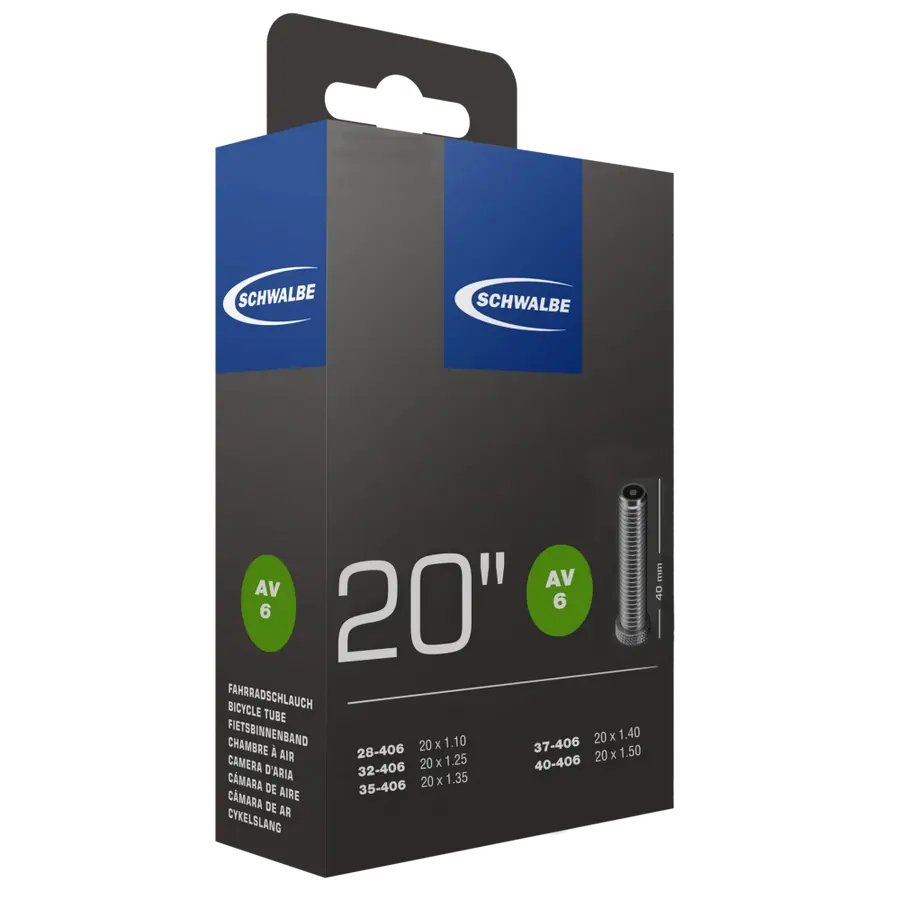 SCHWALBE AV6 20inc 40mm 10413310 OTO SİBOB İÇ LASTİK - SCHWALBE