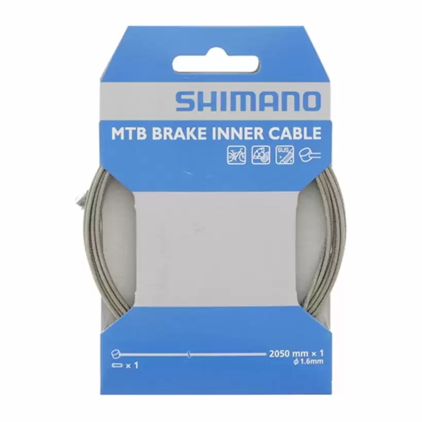 SHIMANO 1.6X2050mm MTB SUS İÇ FREN KABLOSU - SHIMANO