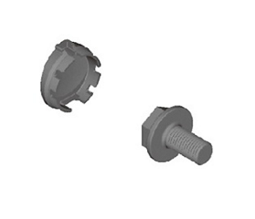 SHIMANO FC-E6000 KRANK KOLU TESPİT CİVATASI ÜNİTESİ - 1