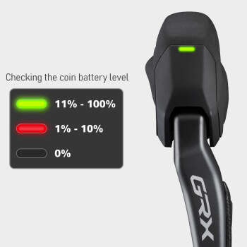 SHIMANO GRX ST-RX825(L),BR-RX820(F) Di2 2 VİTES ÖN DİSK FREN SET - 14