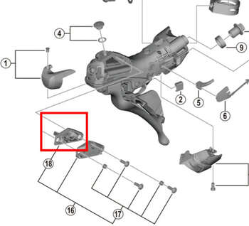 SHIMANO ST-R9120(R) ARKA VİTES-FREN KOLU İÇİN DİYAFRAM