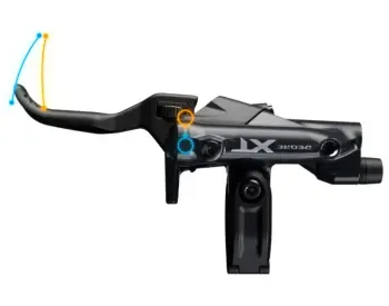 SHIMANO XT BL-M8200 ARKA HİDROLİK DİSK FREN KOLU - 4