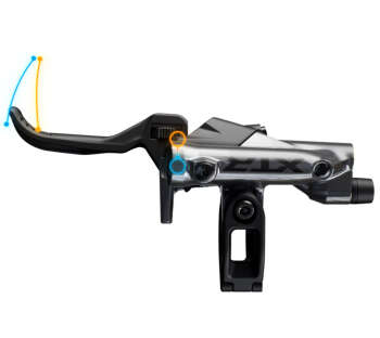 SHIMANO XTR BL-M9220(R),BR-M9220(R) 4 PİSTON SAĞ ARKA FREN SETİ - 6