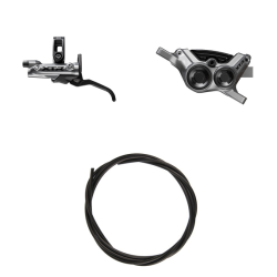 SHIMANO XTR BR-M9220(F),BL-M9220(L) 4 PİSTON SOL ÖN FREN SETİ - SHIMANO