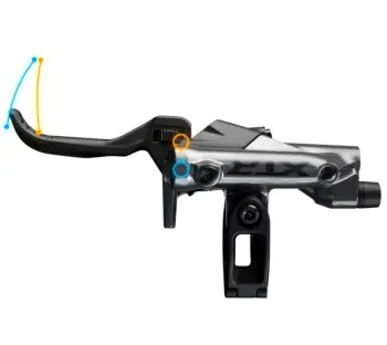 SHIMANO XTR BR-M9220(F),BL-M9220(L) 4 PİSTON SOL ÖN FREN SETİ - 6