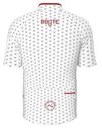 SORA ROUTE BEYAZ-KIRMIZI REGULAR KISA KOL FORMA - 4