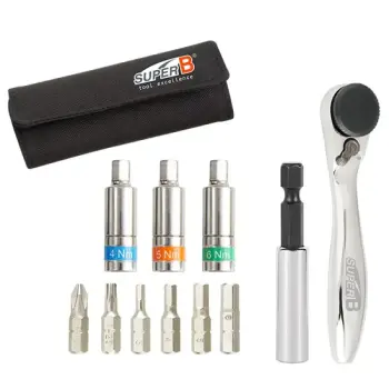 SUPER B TB-TW55 MİNİ CIRCIRLI TORK ANAHTAR SETİ - 1