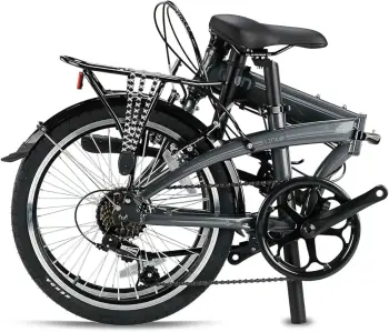 TERN LINK A7 KATLANIR BİSİKLET PARLAK FÜME-GRİ - 2