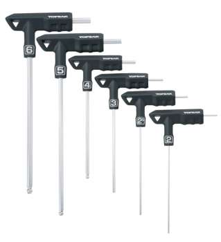 TOPEAK T-HANDLE DUOHEX WRENCH SET 6LI ALYAN ANAHTAR TAKIMI - 1